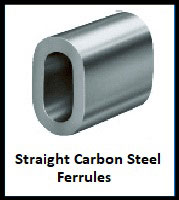 straight carbon steel ferrules